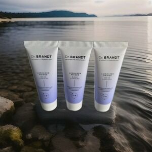 3PK Dr Brandt PORES NO MORE LUMINIZER PRIMER 10ml Each Travel Lot